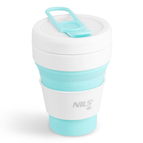 NC4103 KUBEK SILIKONOWY SKŁADANY 355ML MIĘTOWY NILS CAMP NC4103 KUBEK SILIKONOWY SKŁADANY 355ML MIĘTOWY NILS CAMP
