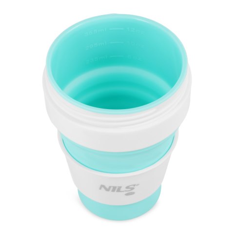 NC4103 KUBEK SILIKONOWY SKŁADANY 355ML MIĘTOWY NILS CAMP NC4103 KUBEK SILIKONOWY SKŁADANY 355ML MIĘTOWY NILS CAMP