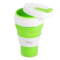 NC4103 KUBEK SILIKONOWY SKŁADANY 600ML JASNO ZIELONY NILS CAMP
