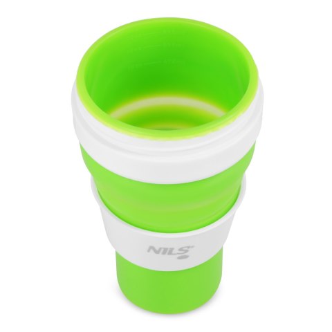 NC4103 KUBEK SILIKONOWY SKŁADANY 600ML JASNO ZIELONY NILS CAMP NC4103 KUBEK SILIKONOWY SKŁADANY 600ML JASNO ZIELONY NILS CAMP
