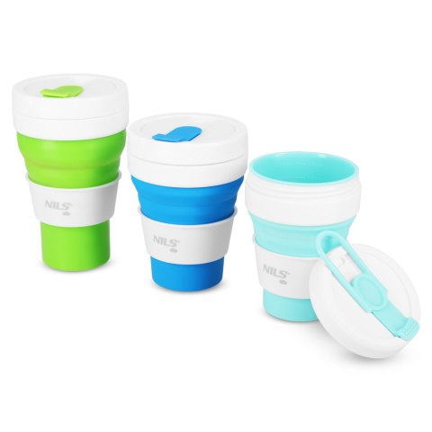 NC4103 KUBEK SILIKONOWY SKŁADANY 600ML JASNO ZIELONY NILS CAMP NC4103 KUBEK SILIKONOWY SKŁADANY 600ML JASNO ZIELONY NILS CAMP