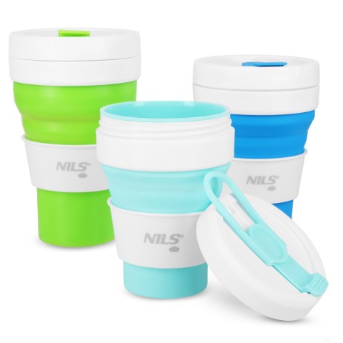 NC4103 KUBEK SILIKONOWY SKŁADANY 600ML JASNO ZIELONY NILS CAMP NC4103 KUBEK SILIKONOWY SKŁADANY 600ML JASNO ZIELONY NILS CAMP
