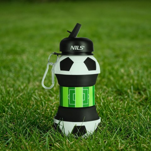 NC4104 BUTELKA SPORTOWA SKŁADANA 550ML FOOTBALL NILS NC4104 BUTELKA SPORTOWA SKŁADANA 550ML FOOTBALL NILS