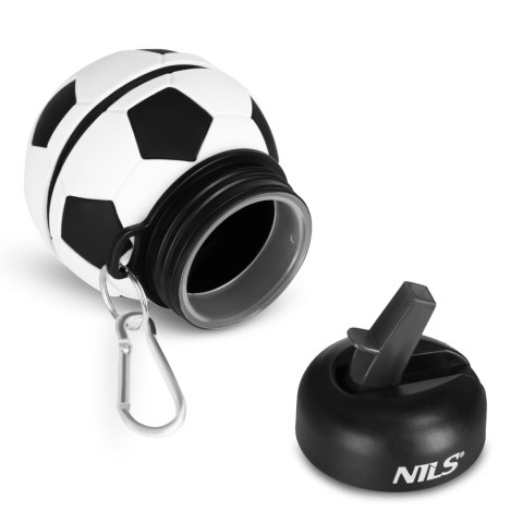NC4104 BUTELKA SPORTOWA SKŁADANA 550ML FOOTBALL NILS NC4104 BUTELKA SPORTOWA SKŁADANA 550ML FOOTBALL NILS