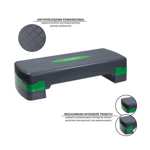 AS003 GREEN/GRAY STEP DO AEROBIKU HMS AS003 GREEN/GRAY STEP DO AEROBIKU HMS