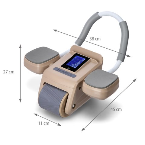 KA08 BROWN ABS AUTOMATYCZNE KOŁO DO ĆWICZEŃ MIĘŚNI BRZUCHA Z WYŚWIETLACZEM LCD I ŁADOWANIEM HMS KA08 BROWN ABS AUTOMATYCZNE KOŁO DO ĆWICZEŃ MIĘŚNI BRZUCHA Z WYŚWIETLACZEM LCD I ŁADOWANIEM HMS