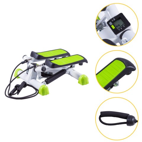 Steper stepper skrętny z linkami licznik fitness ModernHome Steper stepper skrętny z linkami licznik fitness ModernHome