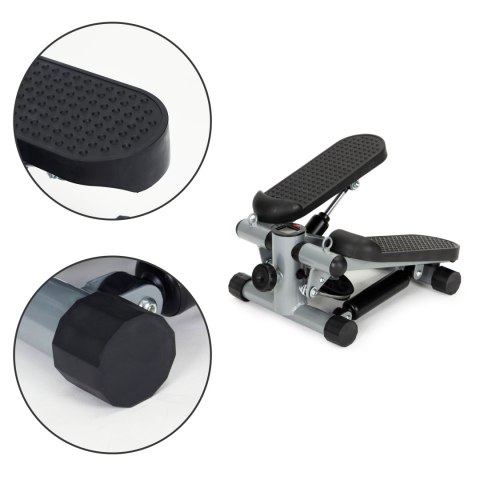 Stepper z ekspanderami do ćwiczeń fitness z licznikiem ModernHome Stepper z ekspanderami do ćwiczeń fitness z licznikiem ModernHome