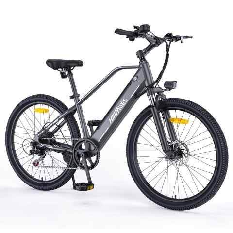 Elektryczny rower górski MileTrail, silnik 250W 36V 13 Ah, 25 km/h, 7 biegów, hydrauliczne hamulce tarczowe