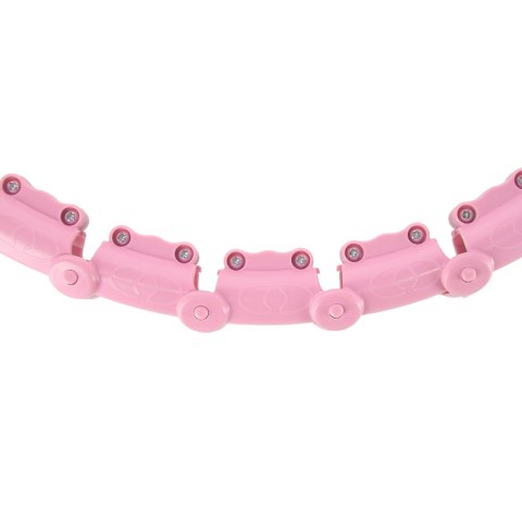 HHW02 HULA HOP LIGHT PINK Z WYPUSTKAMI I OBCIĄŻNIKIEM HMS HHW02 HULA HOP LIGHT PINK Z WYPUSTKAMI I OBCIĄŻNIKIEM HMS