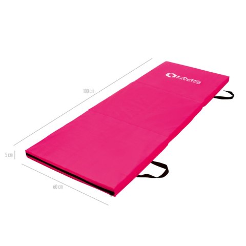 MGS02 PINK MATERAC GIMNASTYCZNY SKŁADANY 1800x600MM HMS PREMIUM MGS02 PINK MATERAC GIMNASTYCZNY SKŁADANY 1800x600MM HMS PREMIUM