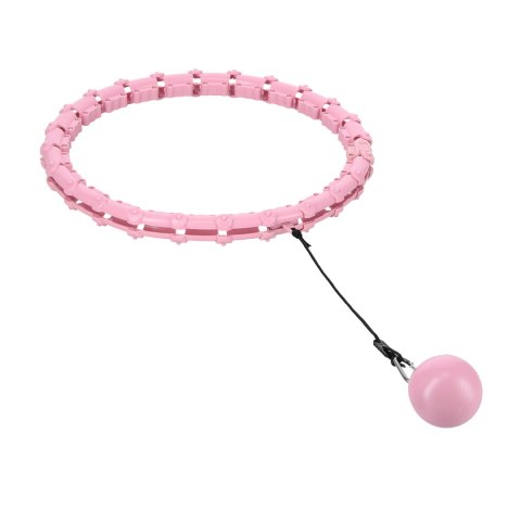 ZESTAW HULA HOP HHW02 LIGHT PINK Z WYPUSTKAMI I OBCIĄŻNIKIEM HMS + PAS BR163 RED ZESTAW HULA HOP HHW02 LIGHT PINK Z WYPUSTKAMI I OBCIĄŻNIKIEM HMS + PAS BR163 RED