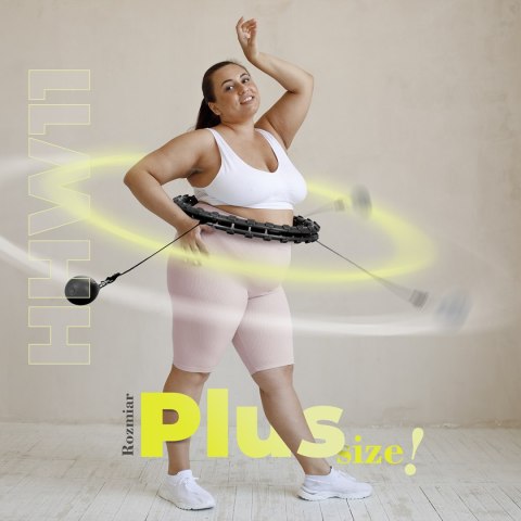 ZESTAW HULA HOP HHW11 BLACK Z WYPUSTKAMI I OBCIĄŻNIKIEM + PAS BR163 BLACK PLUS SIZE HMS ZESTAW HULA HOP HHW11 BLACK Z WYPUSTKAMI I OBCIĄŻNIKIEM + PAS BR163 BLACK PLUS SIZE HMS