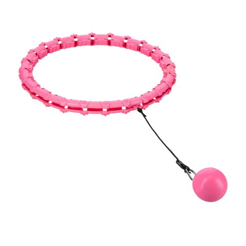 ZESTAW HULA HOP OHA02 PINK Z WYPUSTKAMI I OBCIĄŻNIKIEM ONE FITNESS + PAS BR160 ZESTAW HULA HOP OHA02 PINK Z WYPUSTKAMI I OBCIĄŻNIKIEM ONE FITNESS + PAS BR160