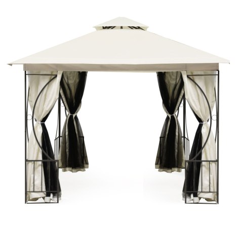 Namiot pawilon ogrodowy lux altana 3x3 m z moskitierą i pełnymi ściankami MultiGarden