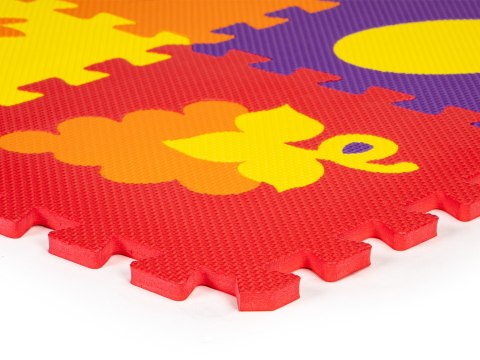 Mata piankowa edukacyjna EVA puzzle 20 elementów 148x119 cm ECOTOYS