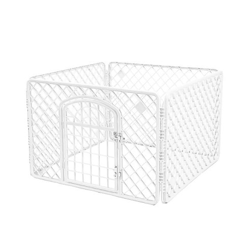 Duża zagroda kojec klatka wybieg dla psa kota biała Petsi