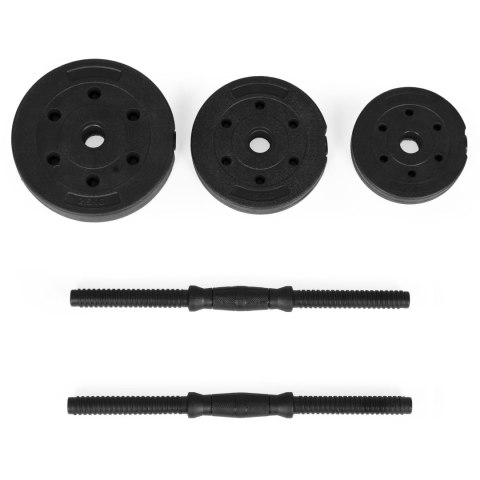 Hantle regulowane 2x10 kg zestaw do ćwiczeń 20 kg