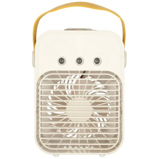 Klimatyzator klimator przenośny wentylator biurkowy nawilżacz 3w1 USB biały