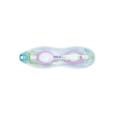 NQG700AF ZIELONY/ FIOLETOWY JUNIOR OKULARKI NILS AQUA