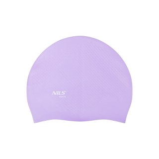 NQC JEDNOKOLOROWY FIOLETOWY CZEPEK SILIKONOWY DOTS NILS AQUA