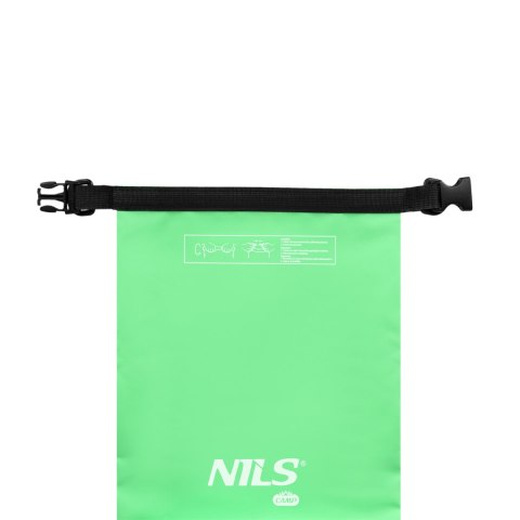 NC17103 KARIMATA SKŁADANA TURYSTYCZNA Z PODBICIEM ALUMINIOWYM + XPE 195 CM ZIELONA NILS CAMP