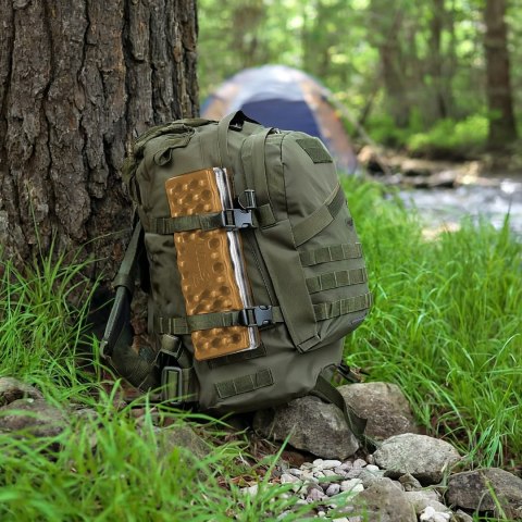 NC17105 KARIMATA KEMPINGOWA DO SIEDZENIA Z PODBICIEM ALUMINIOWYM +IXPE 40 CM BRĄZOWA NILS CAMP