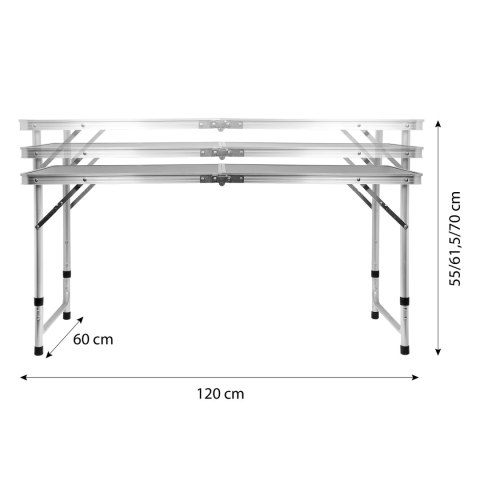 NC1633 STÓŁ I KRZESŁA ZESTAW CIEMNOSZARY NILS CAMP