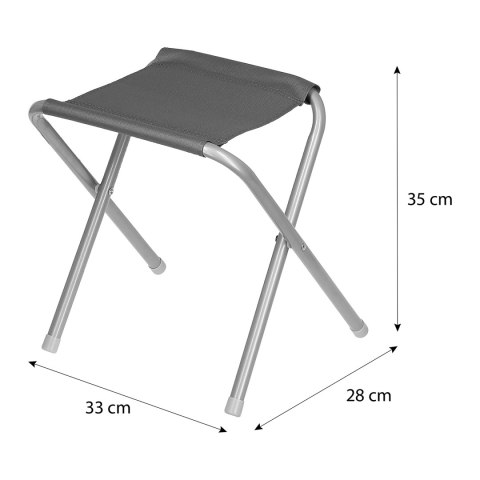NC1633 STÓŁ I KRZESŁA ZESTAW CIEMNOSZARY NILS CAMP