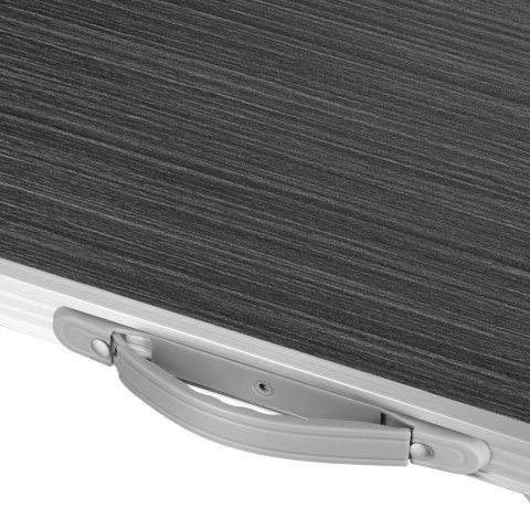 NC3401 STÓŁ KEMPINGOWY 80x60x70 CM CIEMNOSZARY NILS CAMP