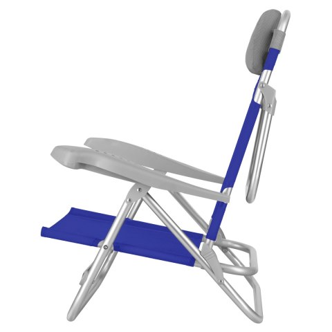 NC3502 KRZESŁO TURYSTYCZNE 2W1 SKŁADANE NIEBIESKO-SZARE NILS CAMP