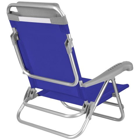 NC3502 KRZESŁO TURYSTYCZNE 2W1 SKŁADANE NIEBIESKO-SZARE NILS CAMP