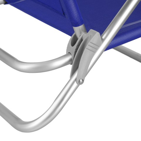NC3502 KRZESŁO TURYSTYCZNE 2W1 SKŁADANE NIEBIESKO-SZARE NILS CAMP