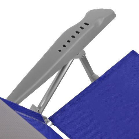 NC3502 KRZESŁO TURYSTYCZNE 2W1 SKŁADANE NIEBIESKO-SZARE NILS CAMP