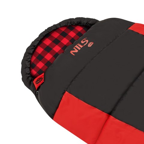 NC2003 CZARNO-CZERWONY ŚPIWÓR NILS CAMP