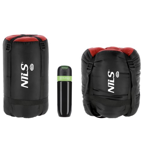 NC2012 CZARNO-CZERWONY ŚPIWÓR NILS CAMP