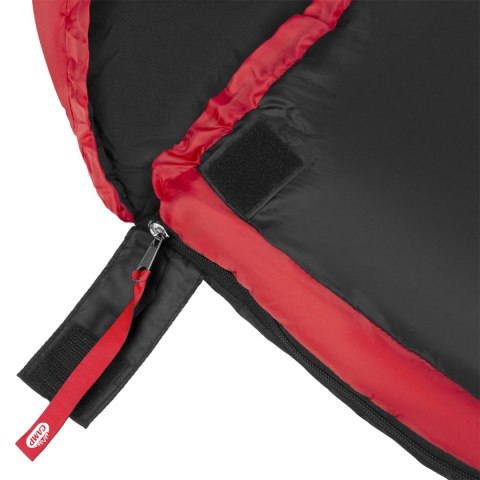 NC2012 CZARNO-CZERWONY ŚPIWÓR NILS CAMP