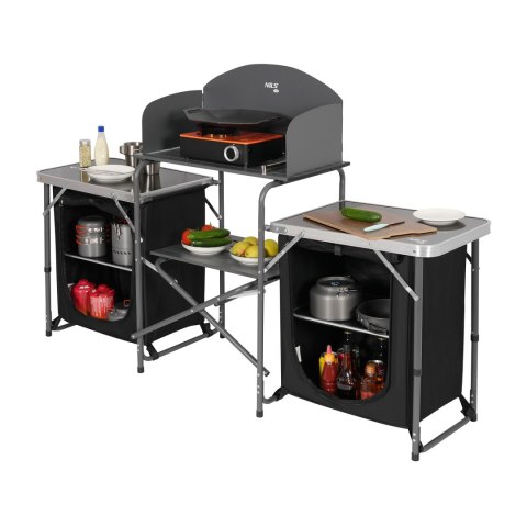 NC3042 SKŁADANA SZAFKA TURYSTYCZNA KUCHENNA Z OSŁONĄ NILS CAMP