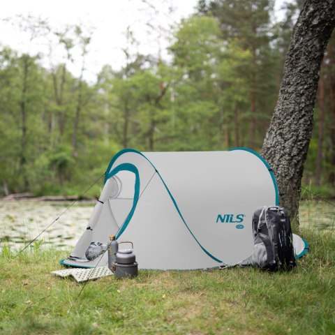 NC3743 NAMIOT KEMPINGOWY SAMOROZKŁADAJĄCY SZARY NILS CAMP