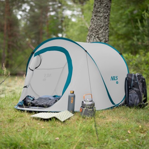NC3743 NAMIOT KEMPINGOWY SAMOROZKŁADAJĄCY SZARY NILS CAMP