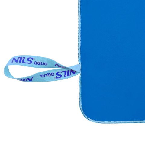 NAR12 NIEBIESKI RĘCZNIK Z MIKROFIBRY 180x100 cm NILS AQUA