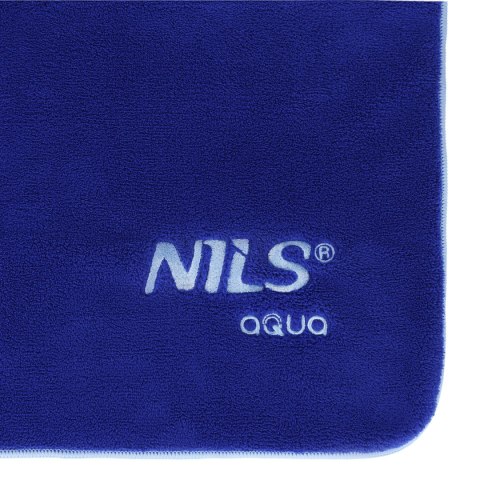 NAR14 RĘCZNIK Z MIKROFIBRY FROTTE GRANATOWY 160X80cm NILS AQUA