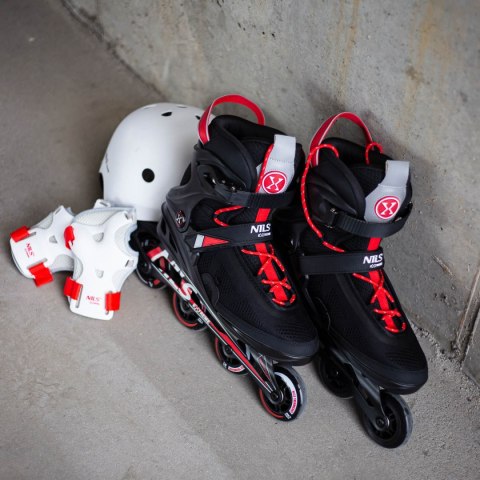 NA14124 CZARNE ROZM. 38 ŁYŻWOROLKI NILS EXTREME