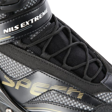 NA2150 CZARNO-ZŁOTY ROZM. 41 ŁYŻWOROLKI NILS EXTREME