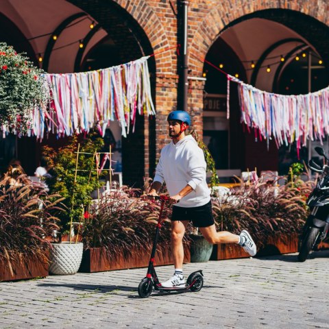 HM209T BLACK-RED HULAJNOGA Z HAMULCEM TARCZOWYM NILS EXTREME