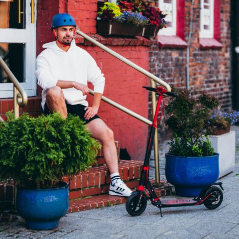 HM209T BLACK-RED HULAJNOGA Z HAMULCEM TARCZOWYM NILS EXTREME