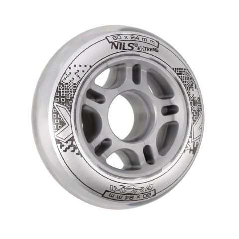 PU 80x24 82A PRZEZROCZYSTE KÓŁKA (4 szt.) NILS EXTREME