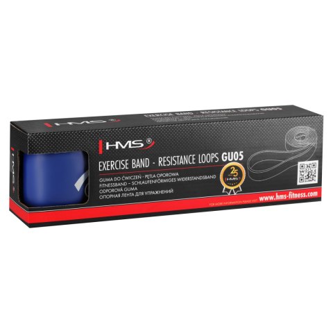 GU05 BLUE 64 x 4.5 x 2080 MM GUMA DO ĆWICZEŃ HMS