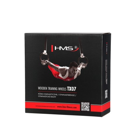 TX07 DREWNIANE KÓŁKA GIMNASTYCZNE Z MIARKĄ HMS