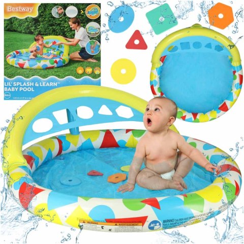 Basen brodzik z poduszką BESTWAY 52378 120cm Basen brodzik z poduszką BESTWAY 52378 120cm